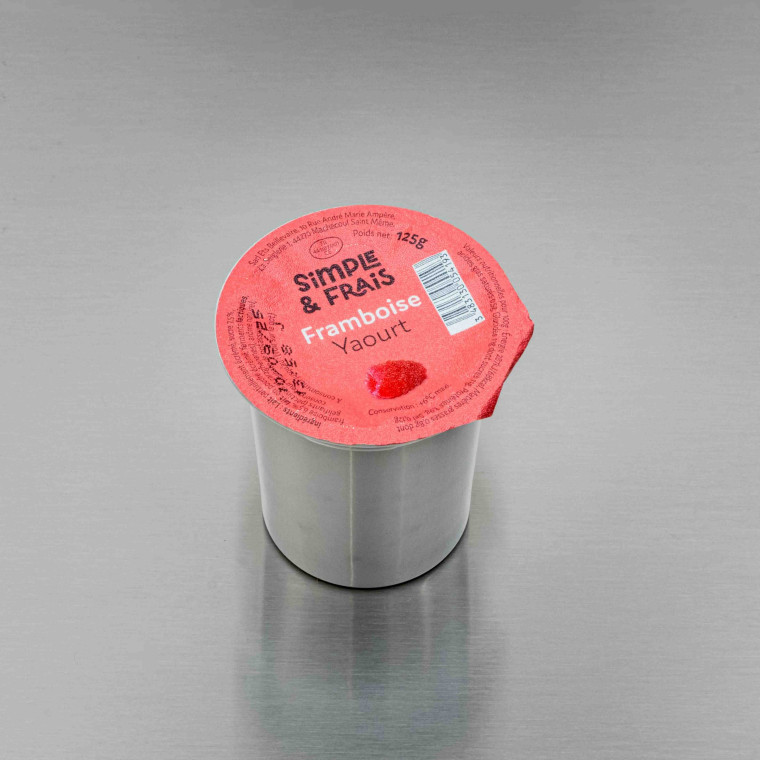 Yaourt du march&eacute; Framboise 125 g | Calidel Pro
