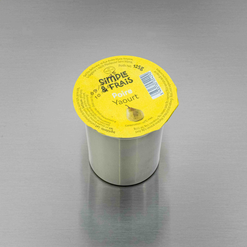 Yaourt du march&eacute; Poire 125 g | Calidel Pro
