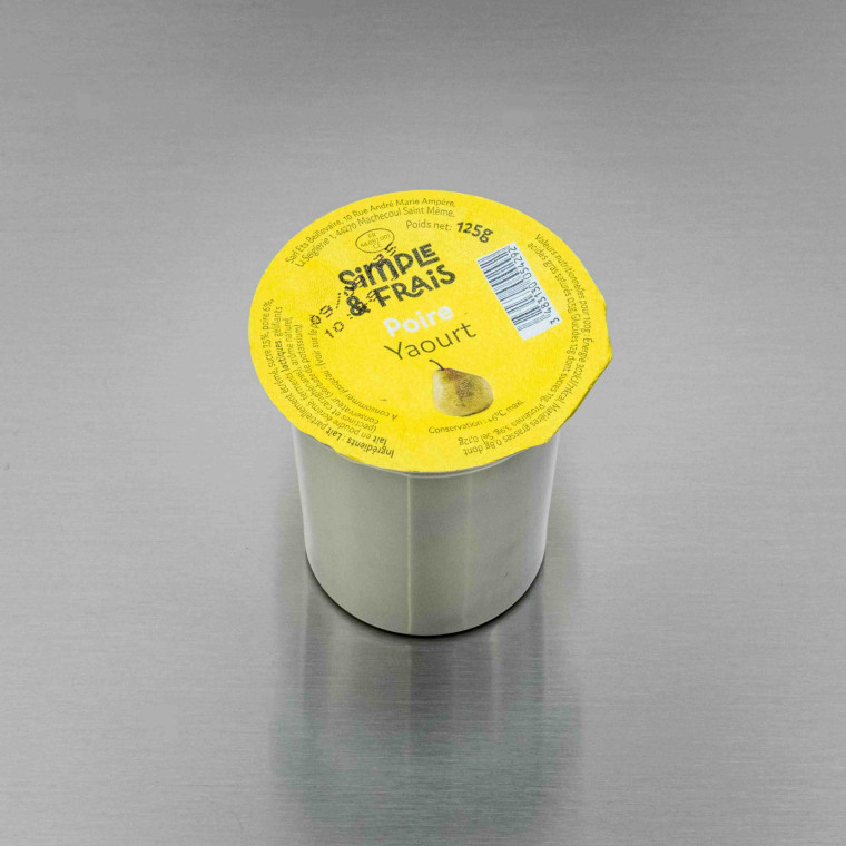 Yaourt du march&eacute; Poire 125 g | Calidel Pro