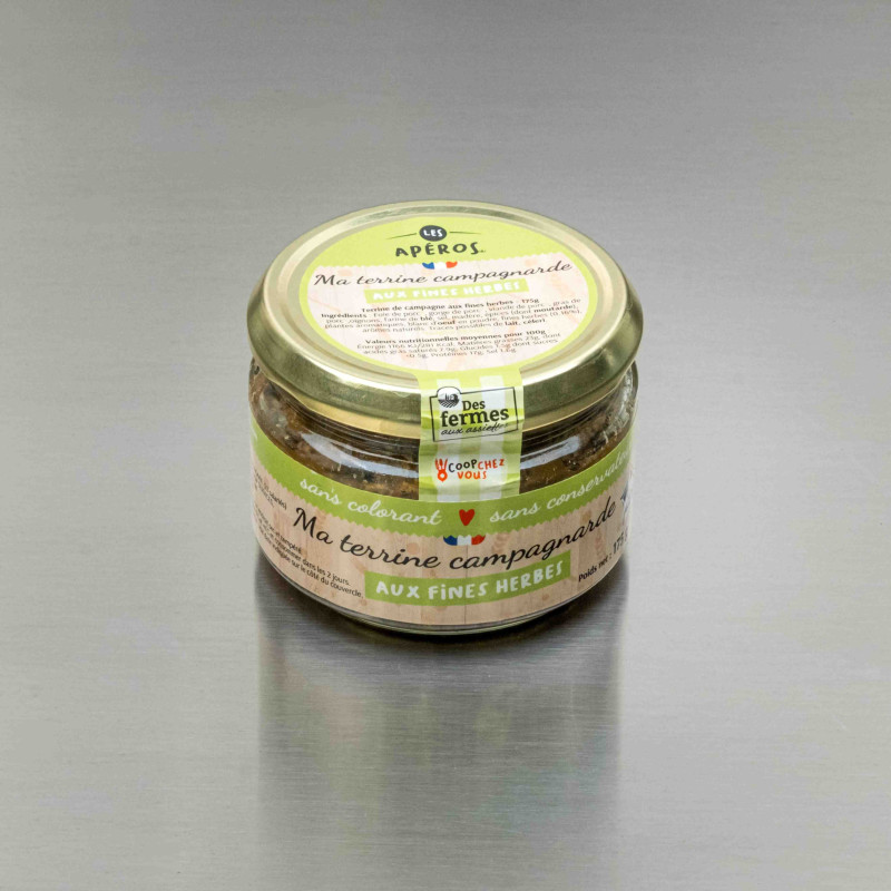 Terrine de campagne aux fines herbes 175 g | Calidel Pro Terrine de campagne aux fines herbes 175 g | Calidel Pro
