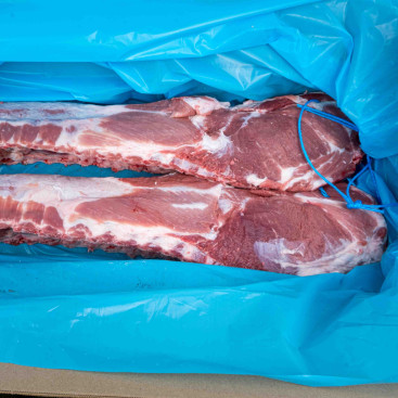 Longe de porc sans palette avec filet mignon sans travers 11kg600 env.