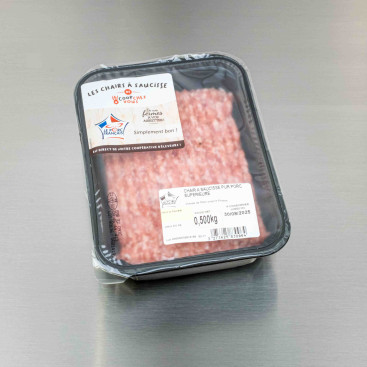 Chair à saucisse pur porc 500 g
