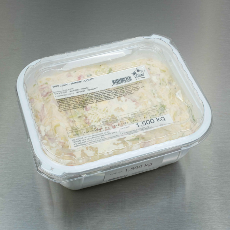 Trio choux jambon comt&eacute; 1kg500 | Calidel Pro