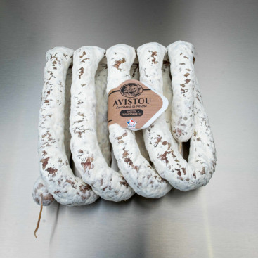 Saucisse s&egrave;che traditionnelle &agrave; la perche 3 kg env.
