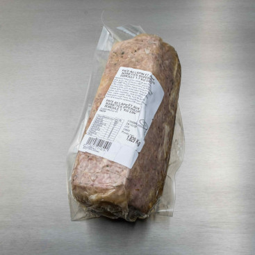 P&acirc;t&eacute; au lapin et aux noisettes sup&eacute;rieur d&eacute;moul&eacute; 1kg800 env.