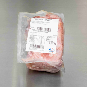 Travers de porc cuit sup&eacute;rieur 900 g env.