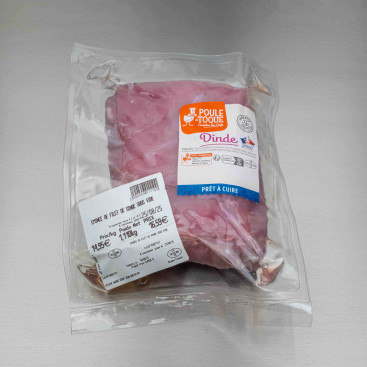 &Eacute;minc&eacute; de filet de dinde nature 1 kg env.