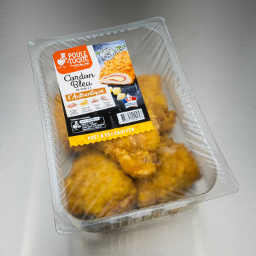 Cordons bleus de poulet cuits &agrave; l\'authentique 900 g (6 cordons bleus de 150 g)