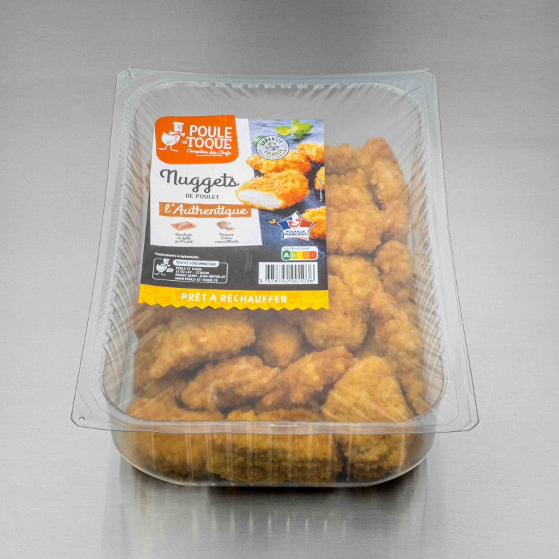 Nuggets de poulet panés cuits à l'authentique 800 g | Calidel Pro Nuggets de poulet panés cuits à l'authentique 800 g | Calidel Pro