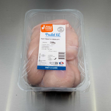 Filets de poulet blanc 2kg500 env.