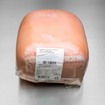 Jambon cuit sup&eacute;rieur avec couenne 8kg400 env.