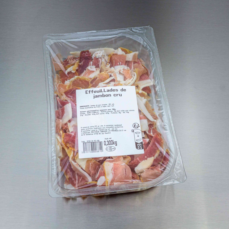 Effeuillades de jambon cru 300 g | Calidel Pro