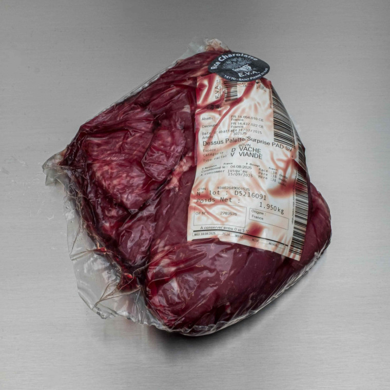 Dessus de palette de b&oelig;uf 1kg500 env. | Calidel Pro