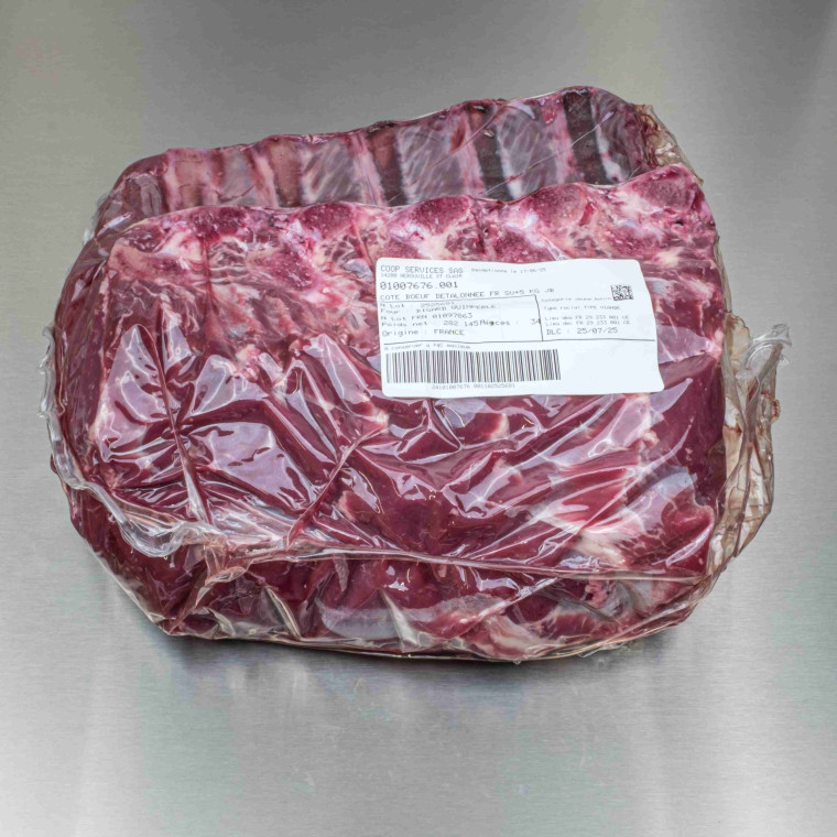 C&ocirc;te de b&oelig;uf d&eacute;talonn&eacute; jeune bovin 7kg800 env. | Calidel Pro