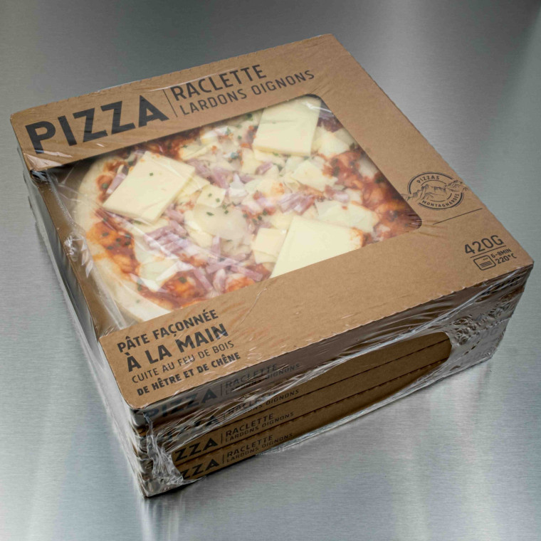 Pizza raclette lardons oignons 420 g | Calidel Pro