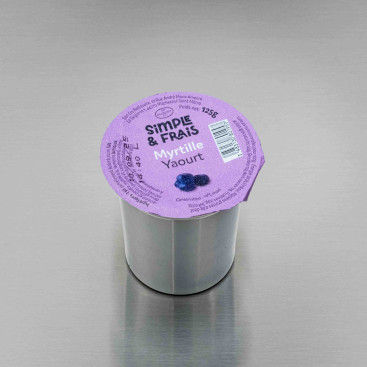 Yaourt du march&eacute; myrtille 125 g