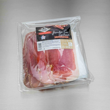 Jambon sec sup&eacute;rieur tranch&eacute; 500 g (25 tranches de 20 g)
