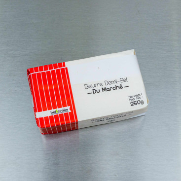 Beurre pasteuris&eacute; demi-sel 250 g