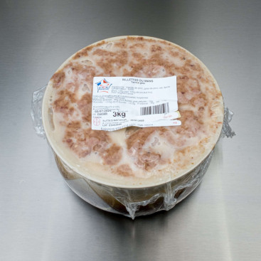 Rillettes du Mans terrine 3 kg