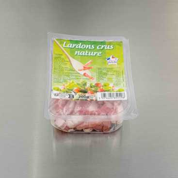 Lardons crus nature 200 g