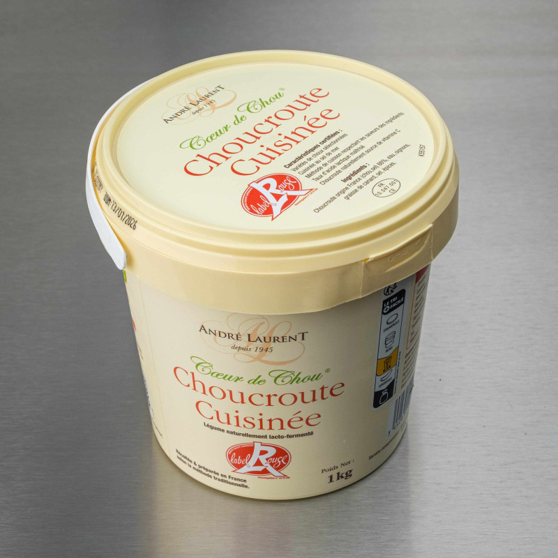 Choucroute cuisinée Label Rouge seau 1 kg | Calidel Pro Choucroute cuisinée Label Rouge seau 1 kg | Calidel Pro