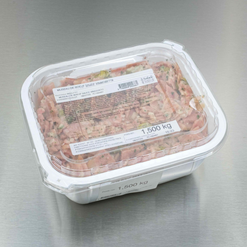 Museau boeuf vinaigrette 1kg500 | Calidel Pro