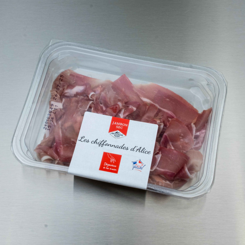 Chiffonnades de jambon sec 80 g | Calidel Pro