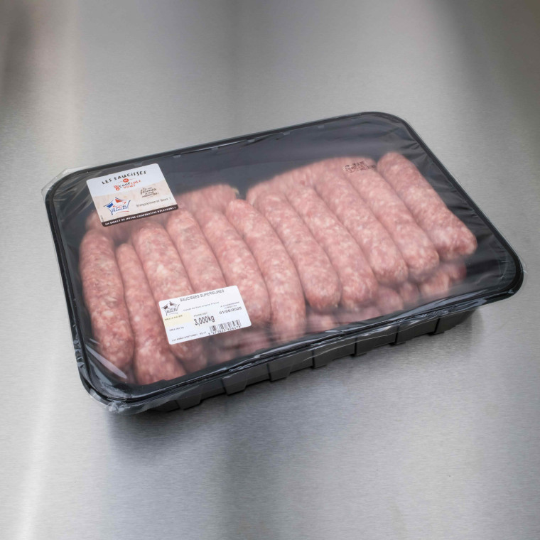 Saucisses de porc 130 g | Calidel Pro