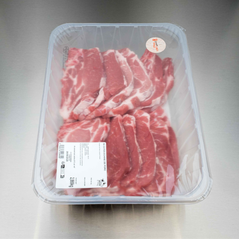 C&ocirc;tes de porc &eacute;chine 175 g | Calidel Pro