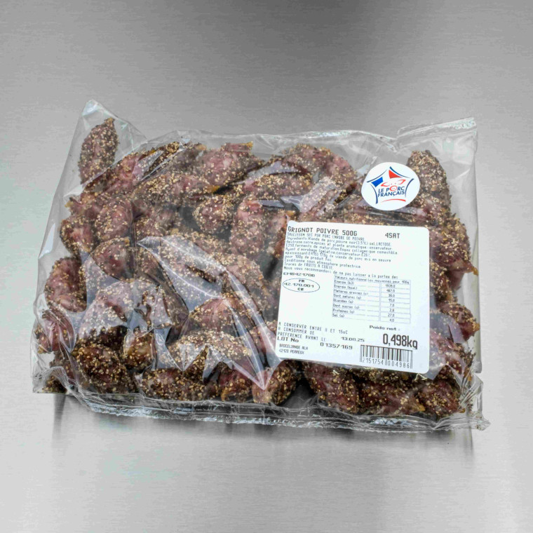 Grignotons poivre 500 g | Calidel Pro