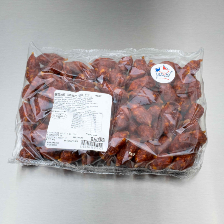 Grignotons chorizo 500 g | Calidel Pro