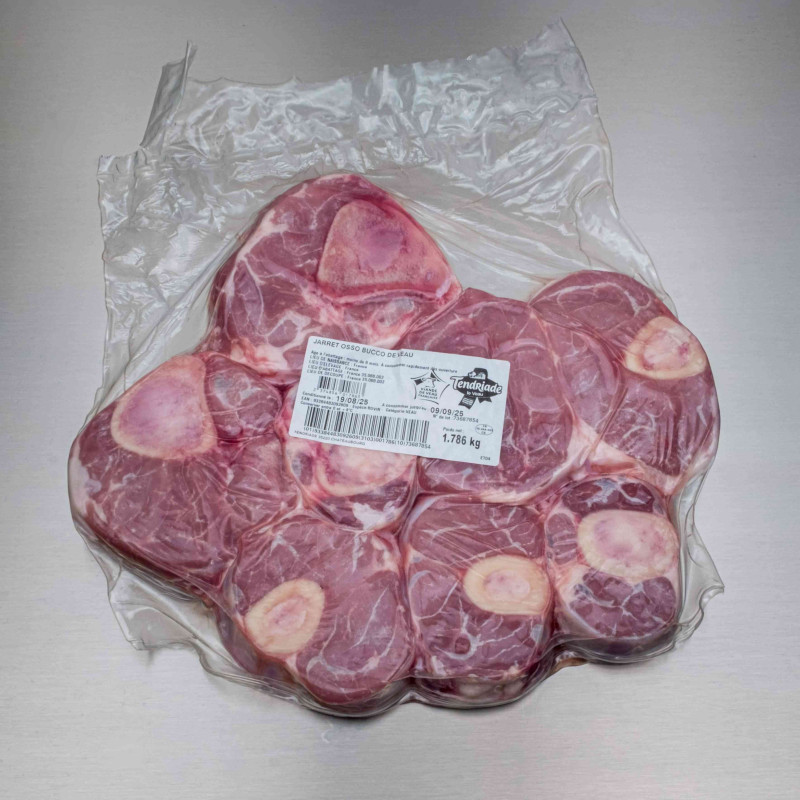 Jarret osso bucco de veau 2kg100 env. | Calidel Pro