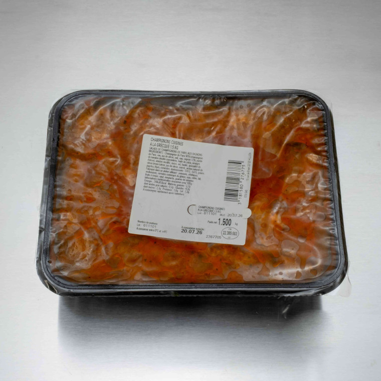 Champignons &agrave; la Grecque 1kg500 | Calidel Pro