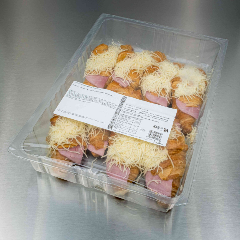 Croissant jambon emmental (8 croissants de 140 g) | Calidel Pro Croissant jambon emmental (8 croissants de 140 g) | Calidel Pro