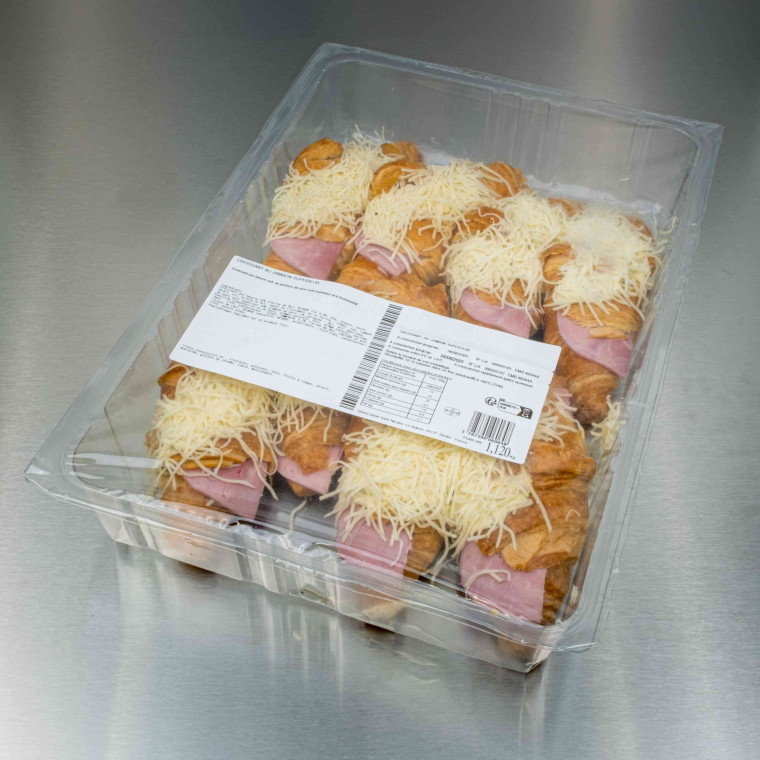 Croissant jambon emmental (8 croissants de 140 g) | Calidel Pro